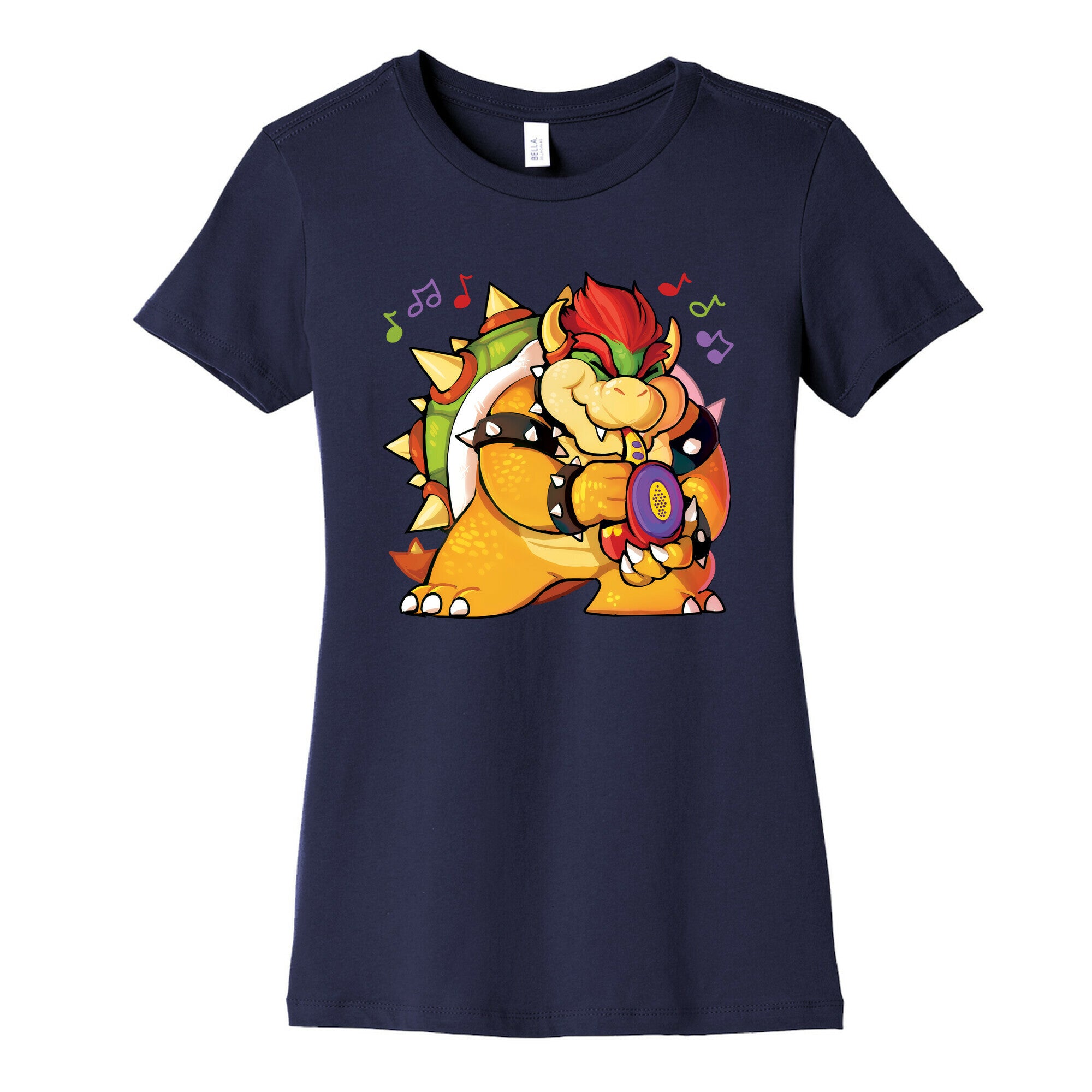 Sax-a-boom bowser Women's Cotton Tee